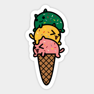 I Scream for Ice Cream Sticker